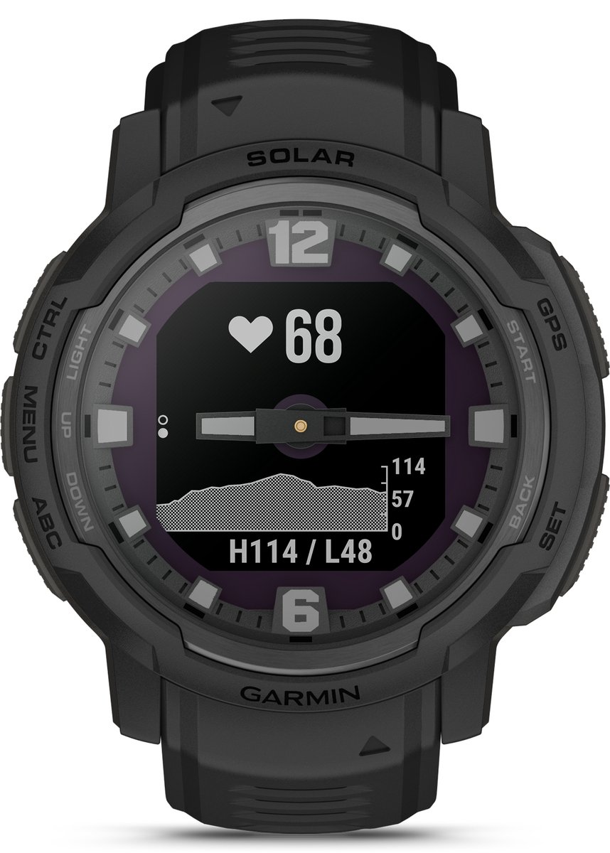 Garmin Instinct Crossover Solar Tactical Smartwatch