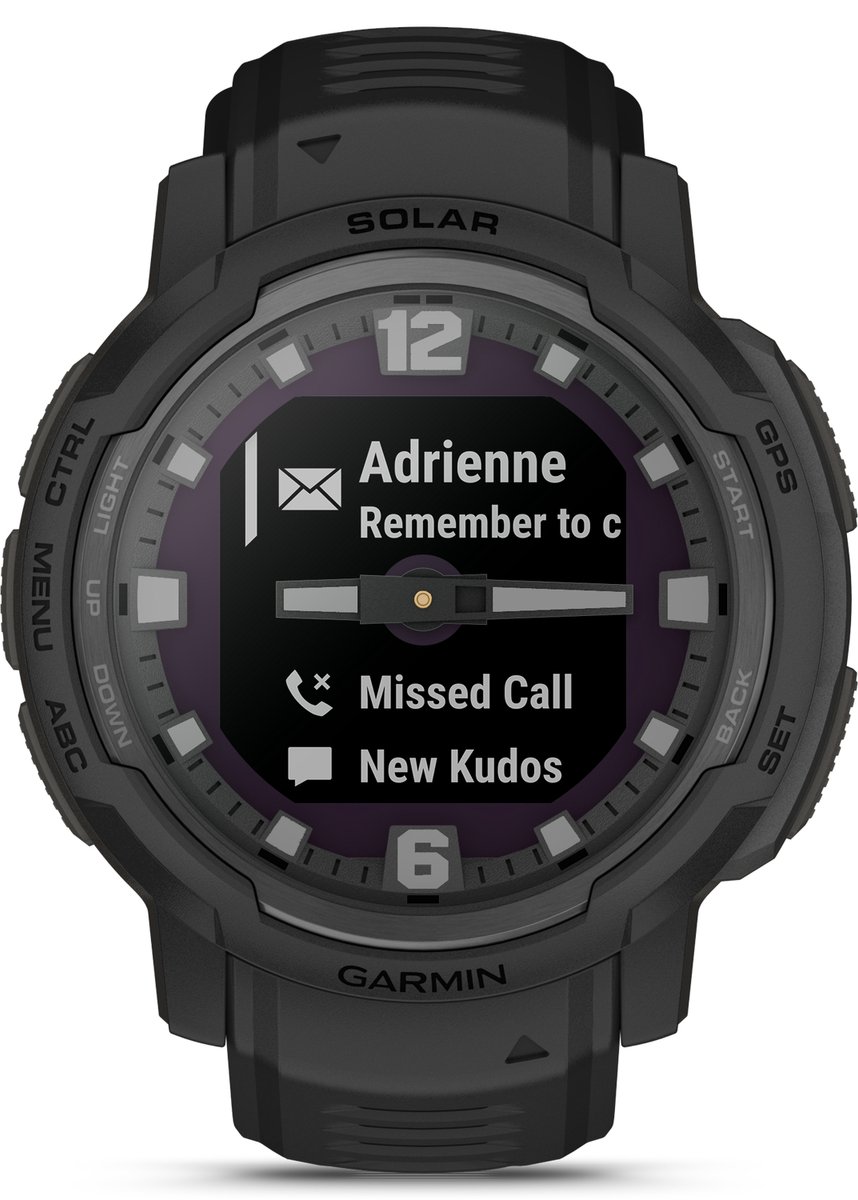 Garmin Instinct Crossover Solar Tactical Smartwatch