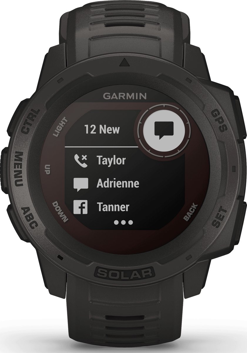Garmin Instinct Solar Graphite Smartwatch