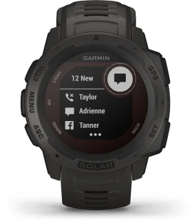 Garmin Instinct Solar Graphite Smartwatch