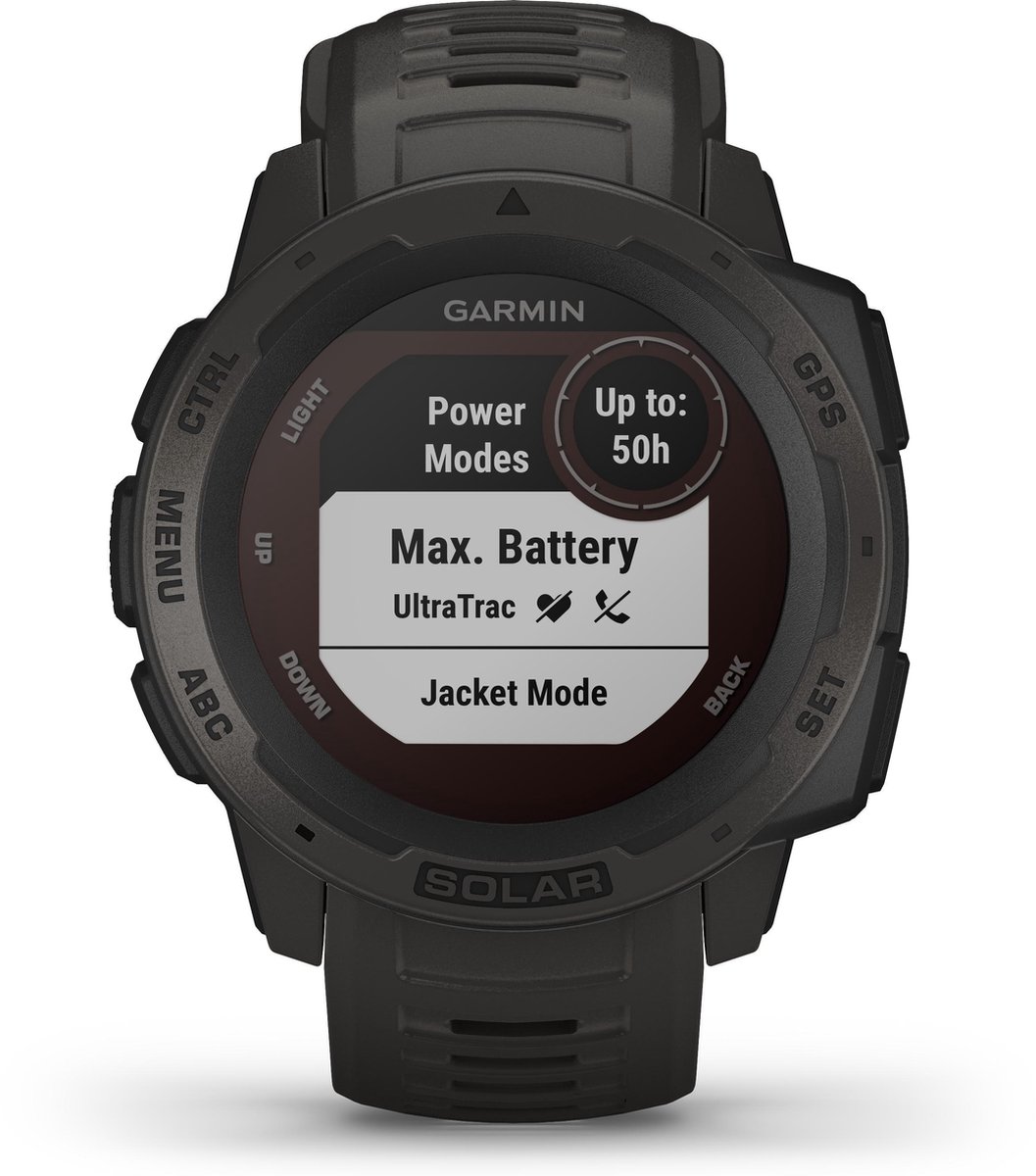 Garmin Instinct Solar Graphite Smartwatch