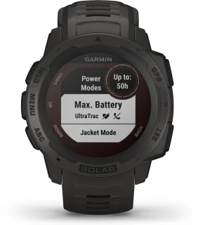 Garmin Instinct Solar Graphite Smartwatch
