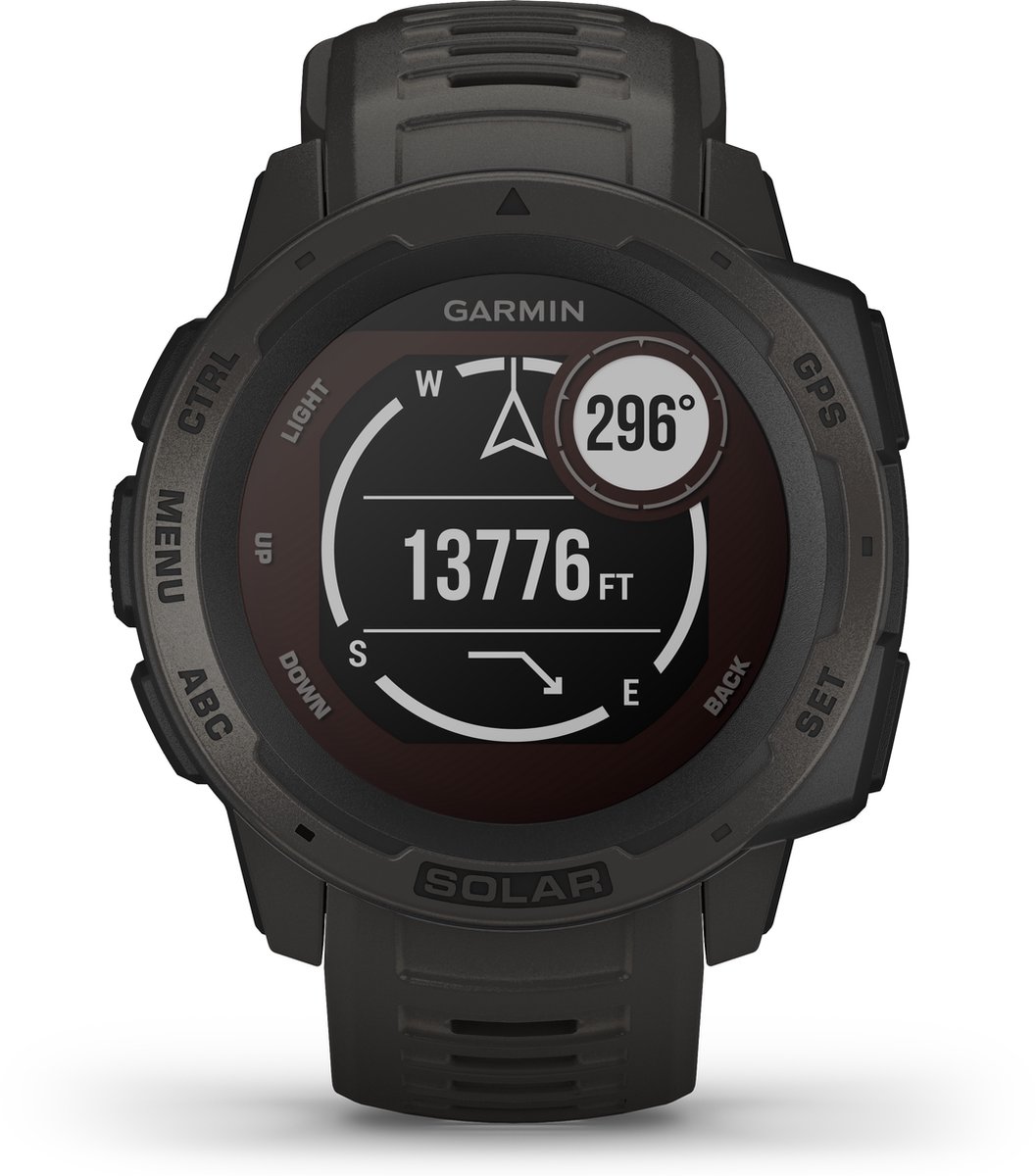 Garmin Instinct Solar Graphite Smartwatch
