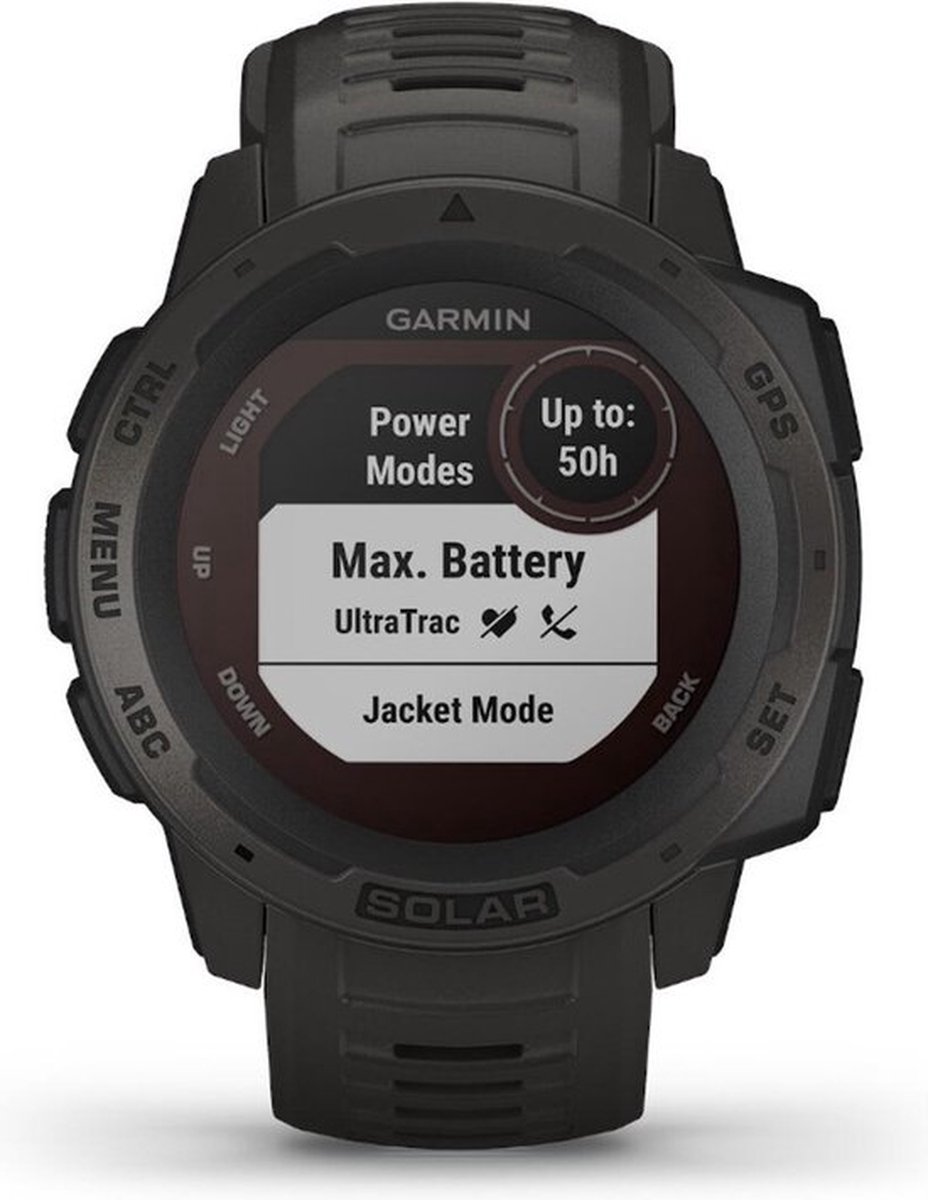 Garmin Instinct Solar Graphite Smartwatch