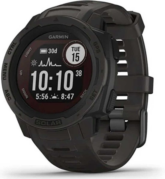 Garmin Instinct Solar Graphite Smartwatch