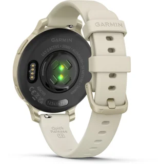 Garmin Lily 2 Active Smartwatch 35 mm Lunar Gold Bone Bandje