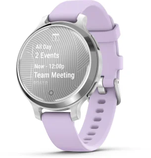 Garmin Lily 2 Active Smartwatch 35 mm Zilver Purple Jasmine
