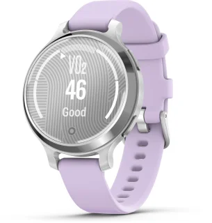 Garmin Lily 2 Active Smartwatch 35 mm Zilver Purple Jasmine