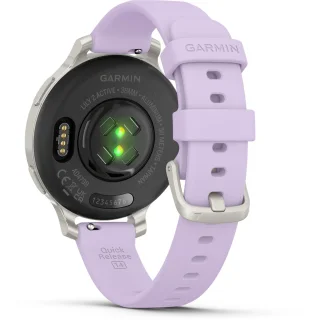 Garmin Lily 2 Active Smartwatch 35 mm Zilver Purple Jasmine