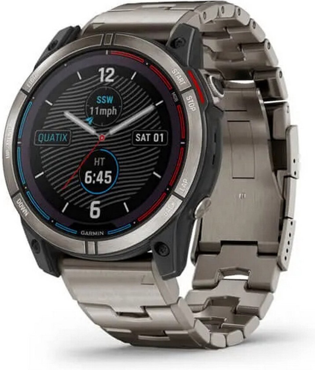 Garmin Quatix 7X Sapphire Solar Titan Smartwatch 010-02541-61
