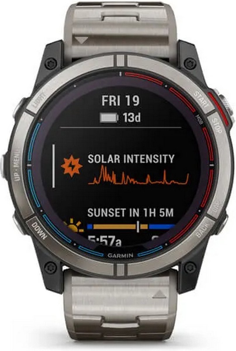 Garmin Quatix 7X Sapphire Solar Titan Smartwatch 010-02541-61