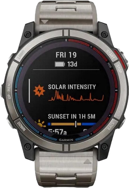 Garmin Quatix 7X Sapphire Solar Titan Smartwatch 010-02541-61