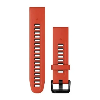 Garmin Quickfit 20 mm siliconen bandje oranje