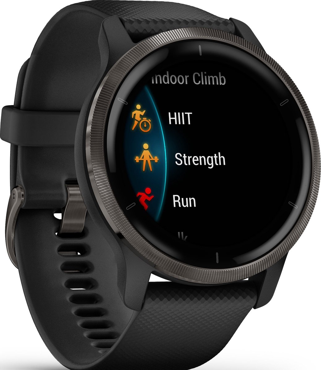 Garmin Venu 2 Heren Smartwatch 45 mm Zwart