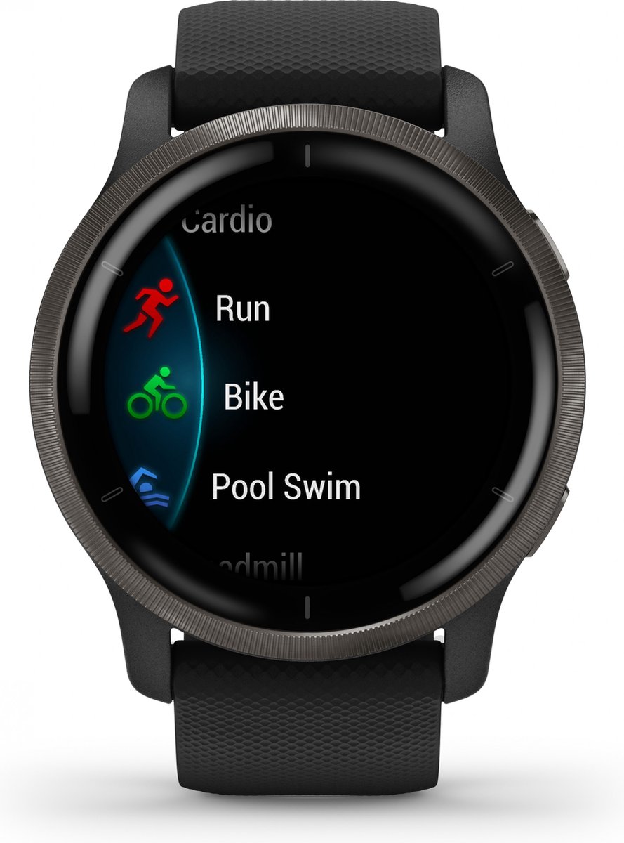 Garmin Venu 2 Heren Smartwatch 45 mm Zwart