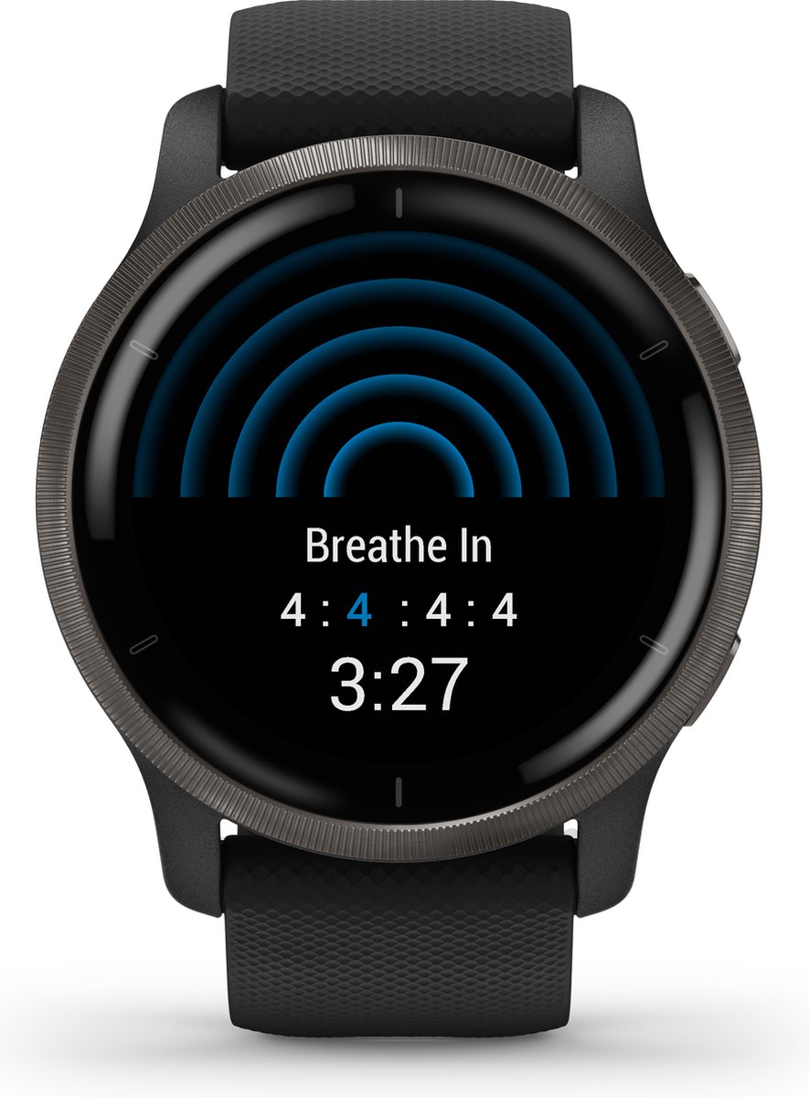 Garmin Venu 2 Heren Smartwatch 45 mm Zwart