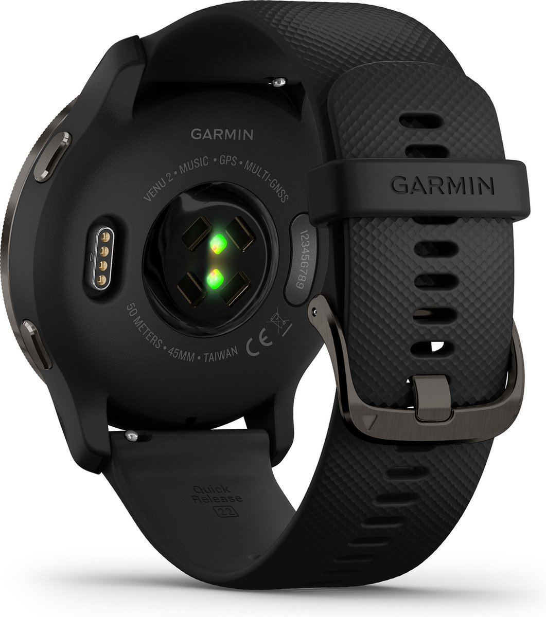 Garmin Venu 2 Heren Smartwatch 45 mm Zwart