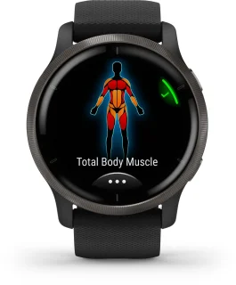 Garmin Venu 2 Heren Smartwatch 45 mm Zwart