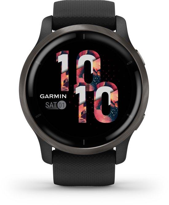 Garmin Venu 2 Heren Smartwatch 45 mm Zwart
