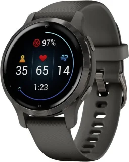 Garmin Venu 2s 40 mm Grey/Gunmetal Smartwatch Heren