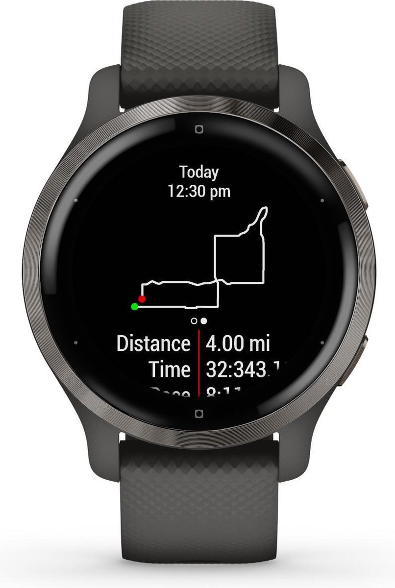 Garmin Venu 2s 40 mm Grey/Gunmetal Smartwatch Heren
