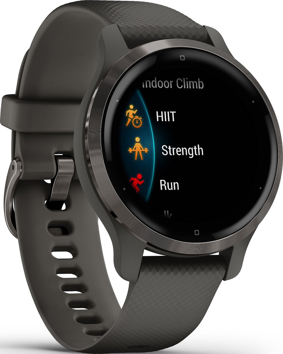 Garmin Venu 2s 40 mm Grey/Gunmetal Smartwatch Heren