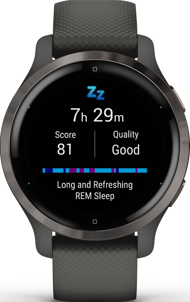 Garmin Venu 2s 40 mm Grey/Gunmetal Smartwatch Heren