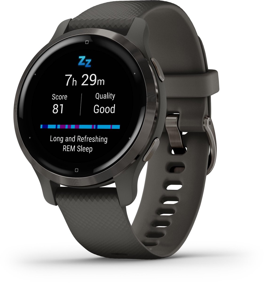 Garmin Venu 2s 40 mm Grey/Gunmetal Smartwatch Heren
