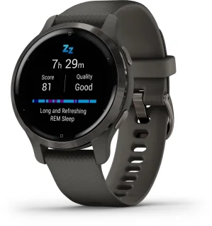Garmin Venu 2s 40 mm Grey/Gunmetal Smartwatch Heren