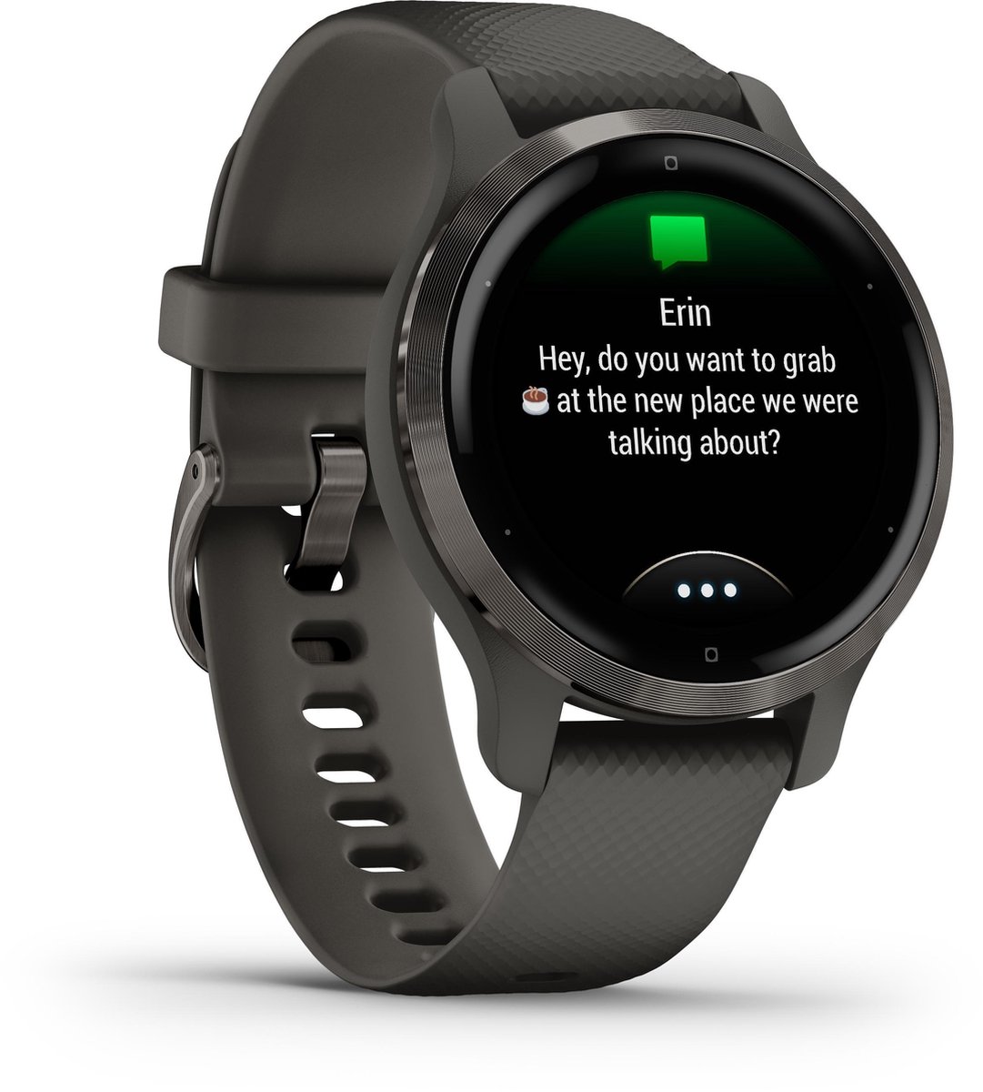 Garmin Venu 2s 40 mm Grey/Gunmetal Smartwatch Heren