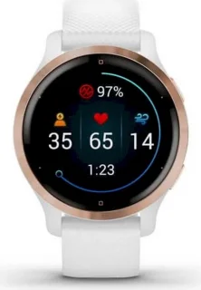 Garmin Venu 2s Dames Smartwatch 40mm Rose Gold Wit