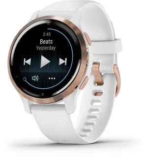 Garmin Venu 2s Dames Smartwatch 40mm Rose Gold Wit