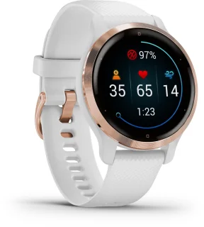 Garmin Venu 2s Dames Smartwatch 40mm Rose Gold Wit