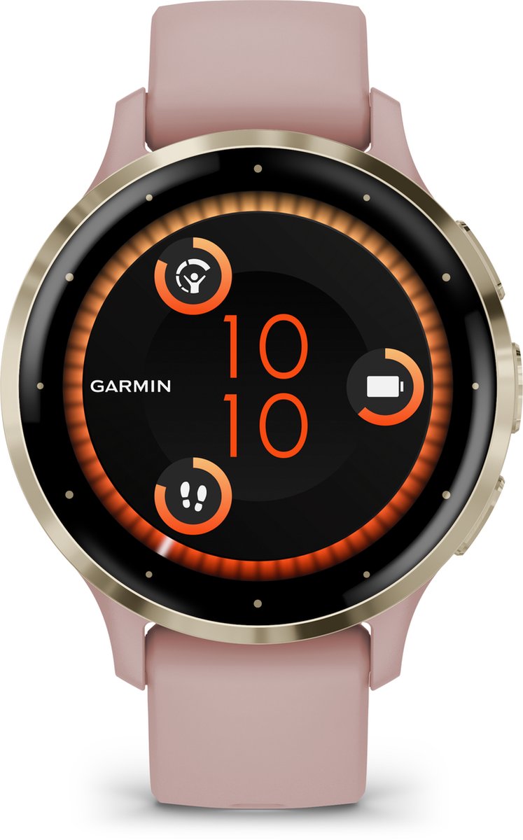 De Garmin Venu 3s Smartwatch 41mm Dust Rose in één oogopslag