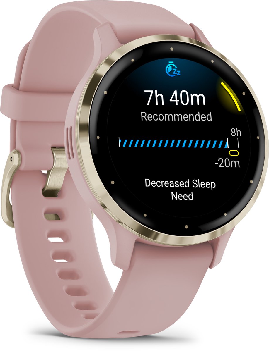 Wat vinden we goed aan de Garmin Venu 3s Smartwatch 41mm Dust Rose