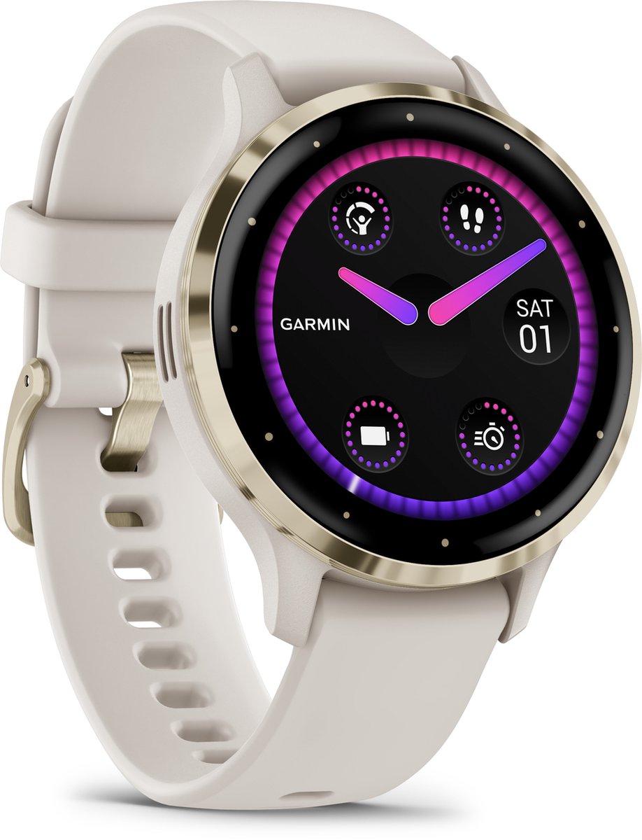 Wat vinden we goed aan de Garmin Venu 3s Smartwatch 41mm Ivory