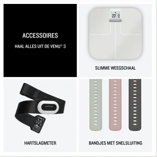 Garmin Venu 3s Smartwatch Pebble Grey