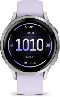 De Garmin Venu 4 Smartwatch 41 mm Zilver/Lila in één oogopslag