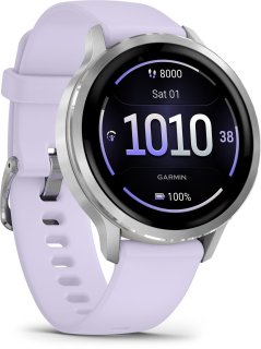 Wat vinden we goed aan de Garmin Venu 4 Smartwatch 41 mm Zilver/Lila