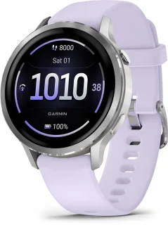 Garmin Venu 4 Smartwatch 41 mm Zilver/Lila