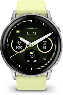 De Garmin Venu 4 smartwatch 45 mm Zilver/Citroen in één oogopslag