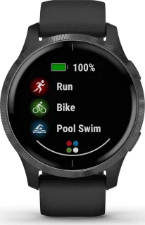Garmin VENU Health Smartwatch Zwart/Gunmetal