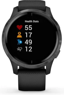 Garmin VENU Health Smartwatch Zwart/Gunmetal