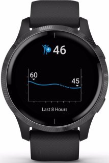 Garmin VENU Health Smartwatch Zwart/Gunmetal