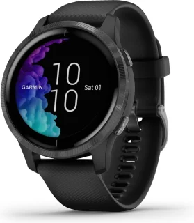 Garmin VENU Health Smartwatch Zwart/Gunmetal