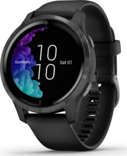 Garmin Venu Smartwatch Zwart/Gunmetal
