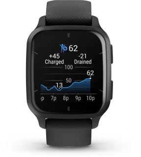 Garmin Venu Sq 2 Music Zwart Smartwatch