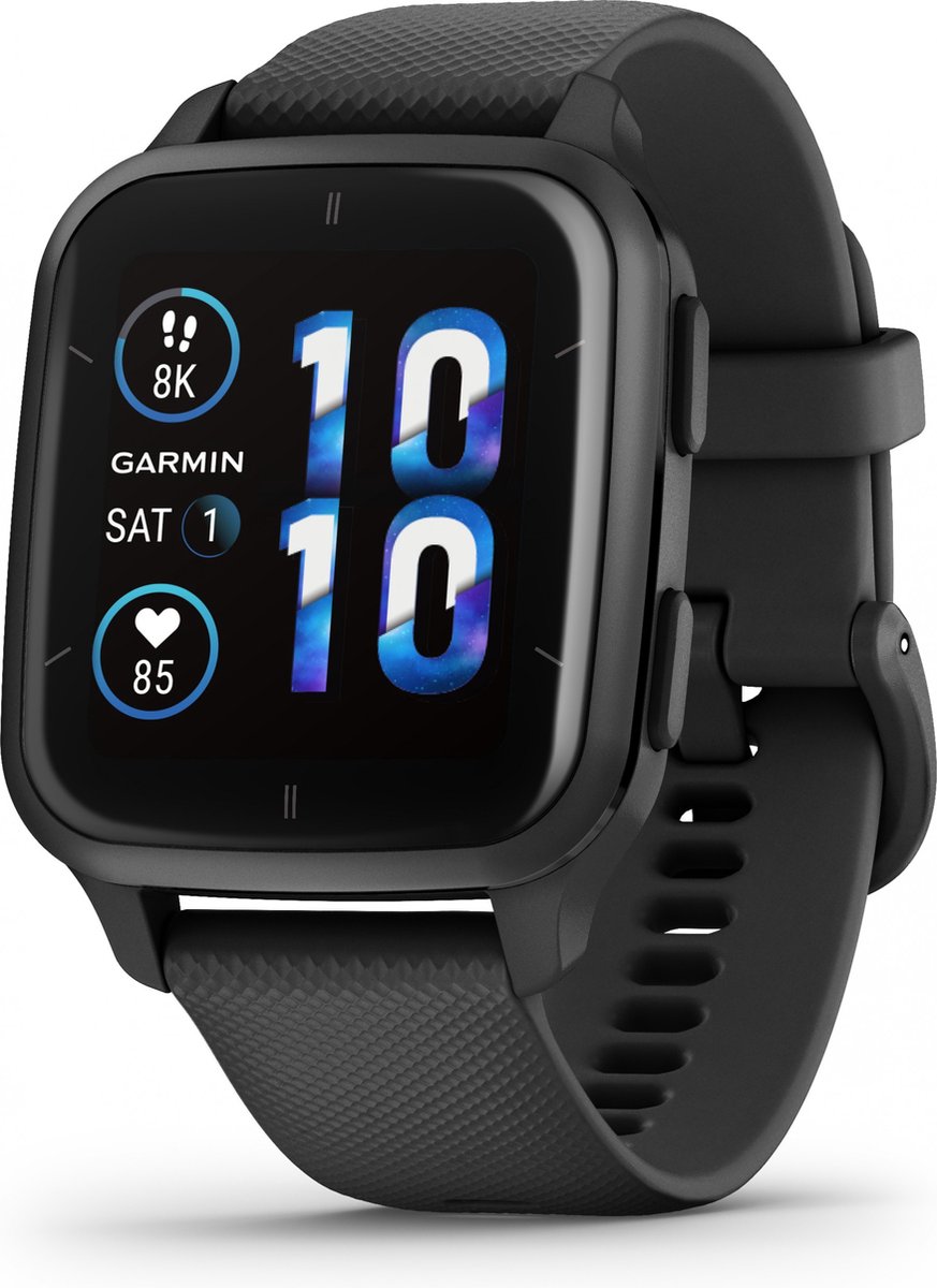Garmin Venu Sq 2 Music Zwart Smartwatch