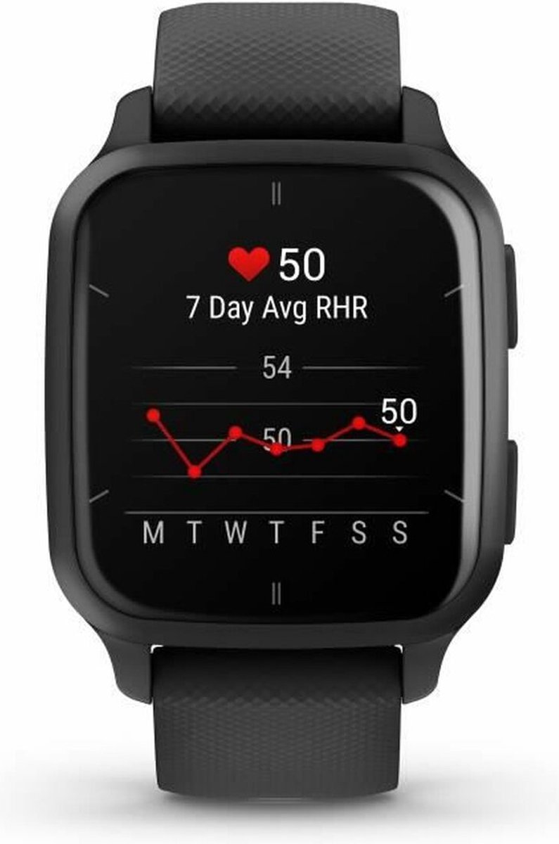 Garmin Venu Sq 2 Music Zwart Smartwatch