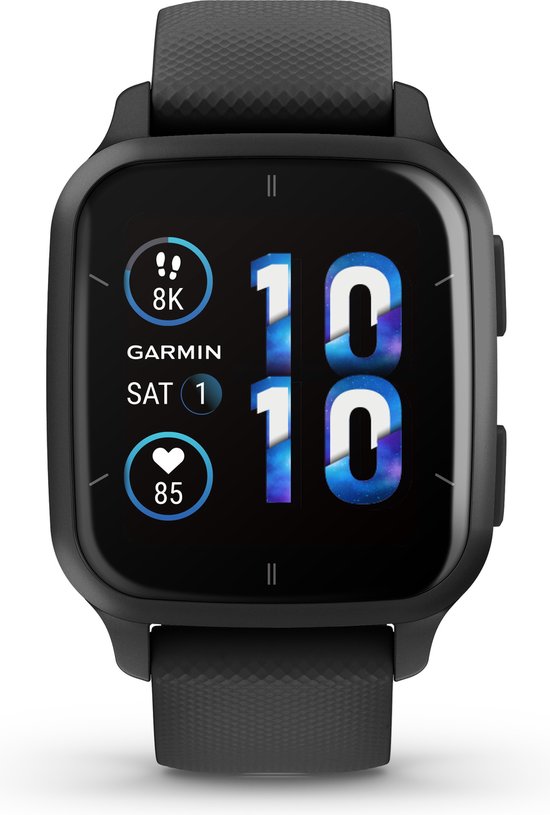 Garmin Venu Sq 2 Music Zwart Smartwatch